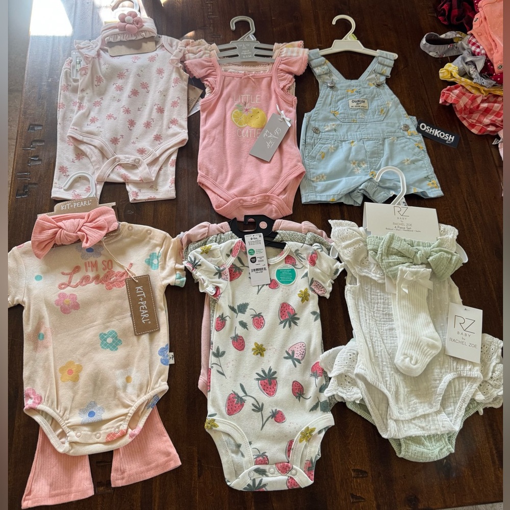 Brand New/with Tags 0-3 Baby Girl Clothes